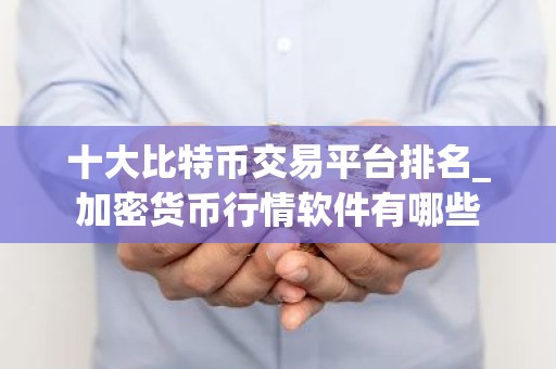十大比特币交易平台排名_加密货币行情软件有哪些