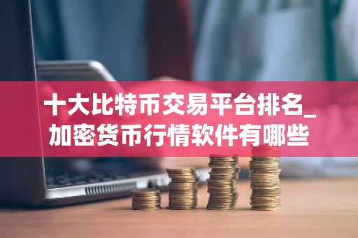 十大比特币交易平台排名_加密货币行情软件有哪些