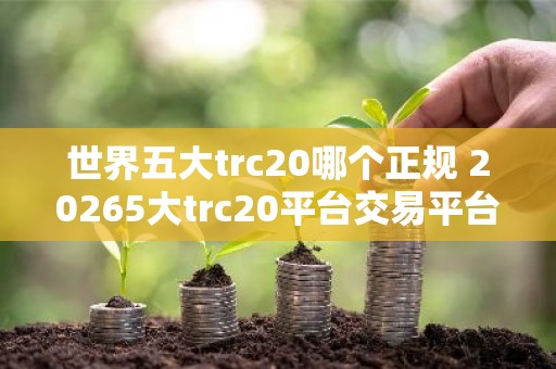 世界五大trc20哪个正规 20265大trc20平台交易平台排行