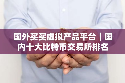 国外买买虚拟产品平台｜国内十大比特币交易所排名