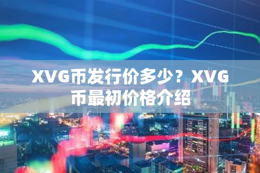 XVG币发行价多少？XVG币最初价格介绍