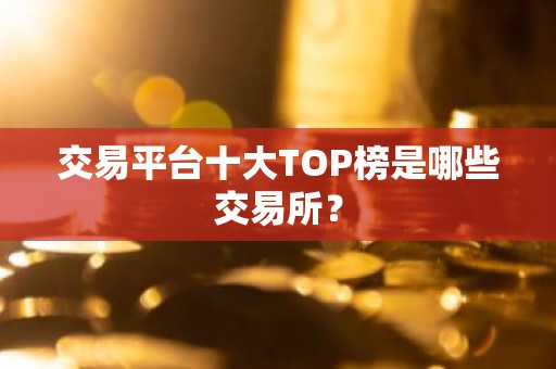 交易平台十大TOP榜是哪些交易所？