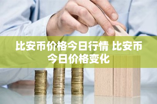 比安币价格今日行情 比安币今日价格变化