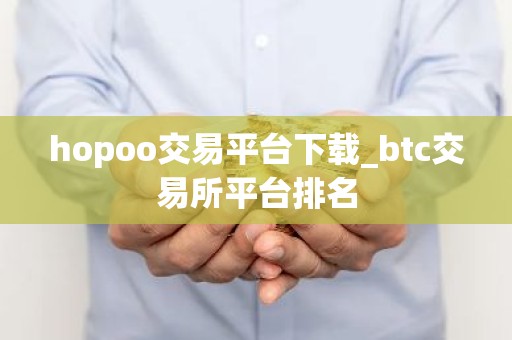 hopoo交易平台下载_btc交易所平台排名