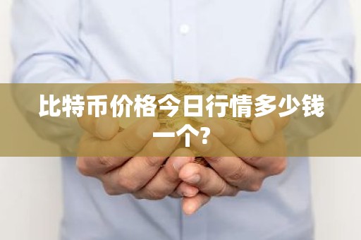 比特币价格今日行情多少钱一个?