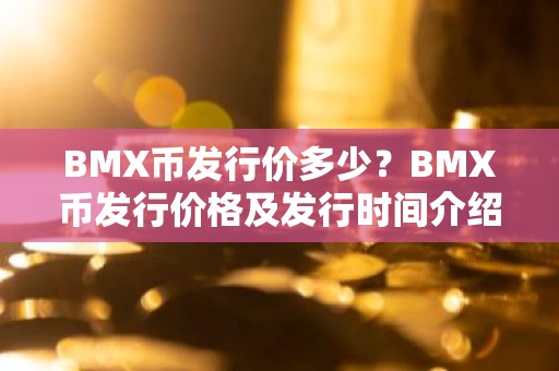 BMX币发行价多少？BMX币发行价格及发行时间介绍