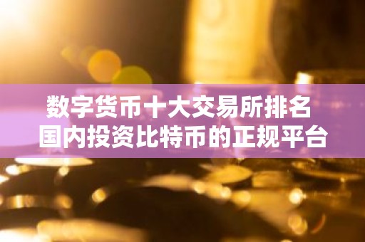 数字货币十大交易所排名 国内投资比特币的正规平台