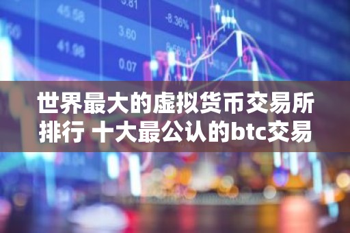 世界最大的虚拟货币交易所排行 十大最公认的btc交易APP