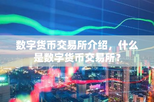 数字货币交易所介绍，什么是数字货币交易所？