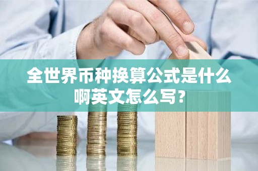 全世界币种换算公式是什么啊英文怎么写？