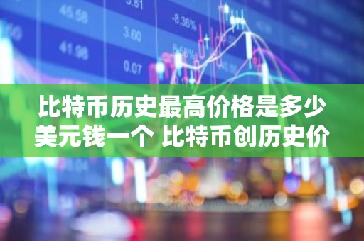 比特币历史最高价格是多少美元钱一个 比特币创历史价高