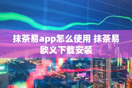 抹茶易app怎么使用 抹茶易欧义下载安装
