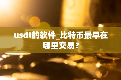 usdt的软件_比特币最早在哪里交易？