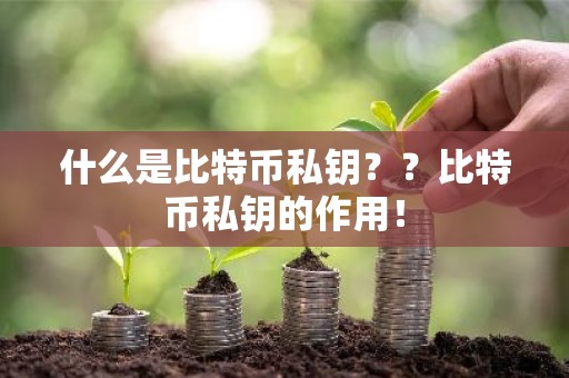 什么是比特币私钥？？比特币私钥的作用！