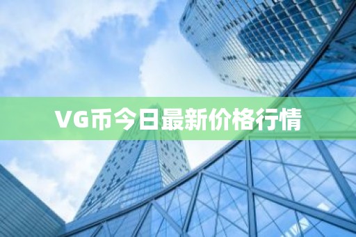 VG币今日最新价格行情