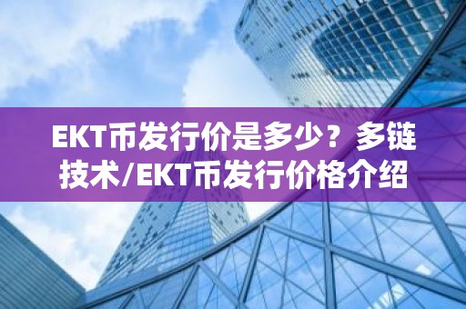 EKT币发行价是多少？多链技术/EKT币发行价格介绍