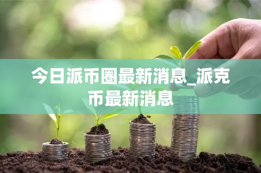 今日派币圈最新消息_派克币最新消息