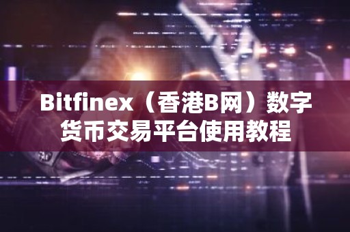Bitfinex（香港B网）数字货币交易平台使用教程