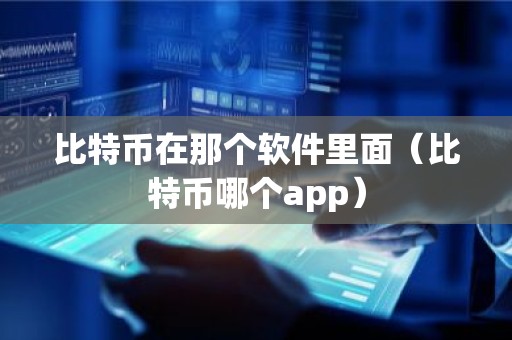 比特币在那个软件里面（比特币哪个app）