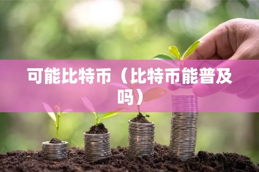 可能比特币（比特币能普及吗）