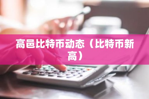 高邑比特币动态（比特币新高）