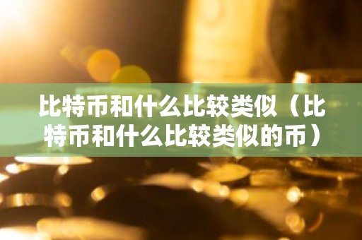 比特币和什么比较类似（比特币和什么比较类似的币）