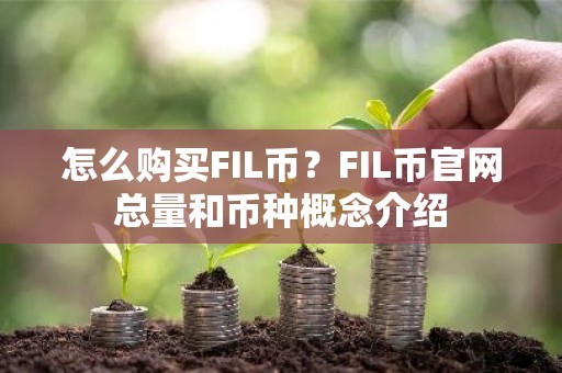 怎么购买FIL币？FIL币官网总量和币种概念介绍