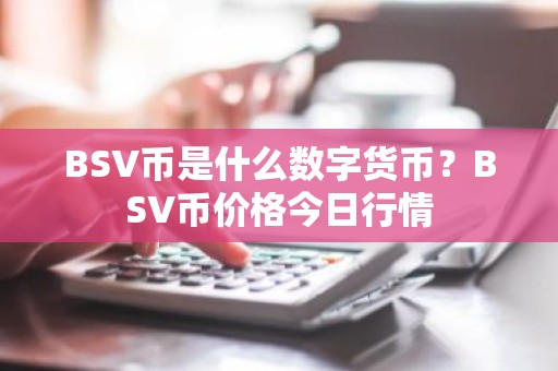 BSV币是什么数字货币？BSV币价格今日行情