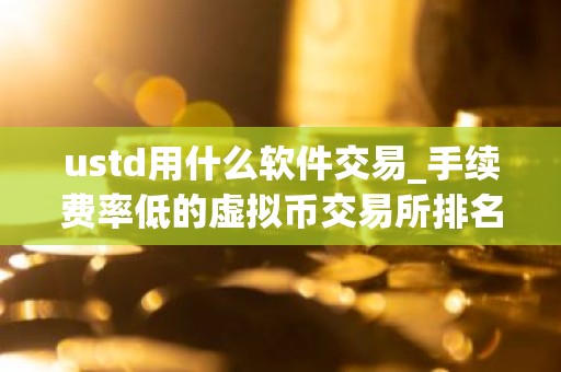 ustd用什么软件交易_手续费率低的虚拟币交易所排名合集