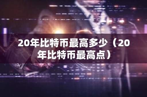 20年比特币最高多少（20年比特币最高点）