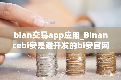 bian交易app应用_Binancebi安是谁开发的bi安官网