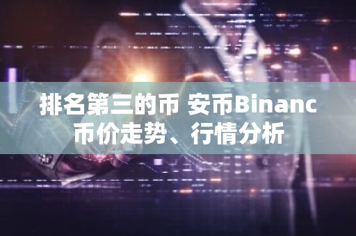 排名第三的币 安币Binanc币价走势、行情分析