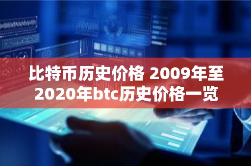 比特币历史价格 2009年至2020年btc历史价格一览