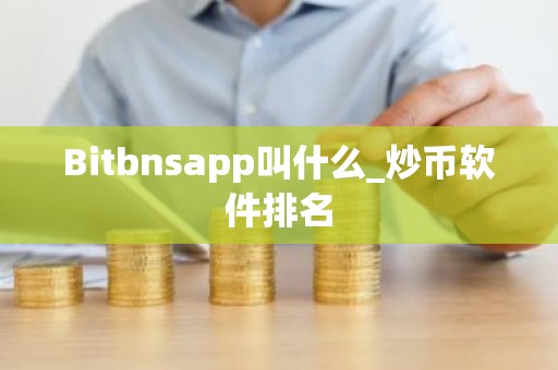 Bitbnsapp叫什么_炒币软件排名