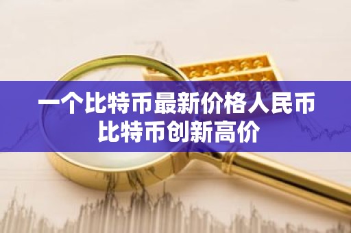 一个比特币最新价格人民币 比特币创新高价