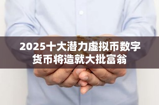 2025十大潜力虚拟币数字货币将造就大批富翁