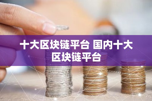 十大区块链平台 国内十大区块链平台