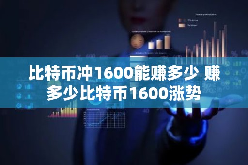 比特币冲1600能赚多少 赚多少比特币1600涨势
