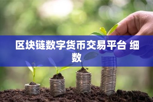 区块链数字货币交易平台 细数