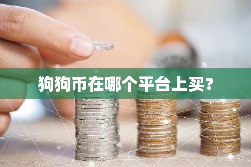 狗狗币在哪个平台上买？