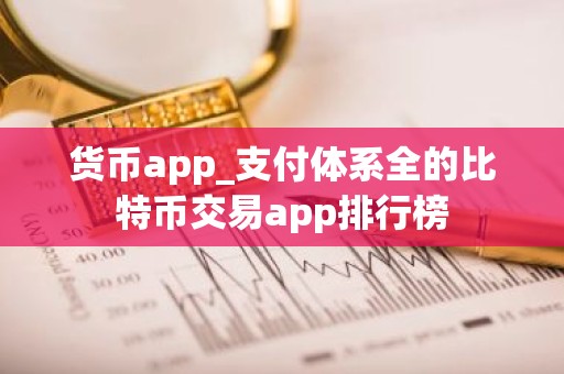 货币app_支付体系全的比特币交易app排行榜