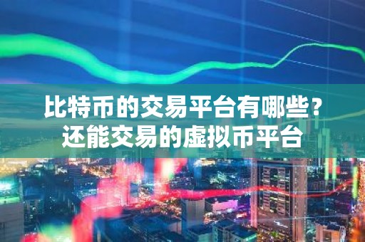 比特币的交易平台有哪些？还能交易的虚拟币平台