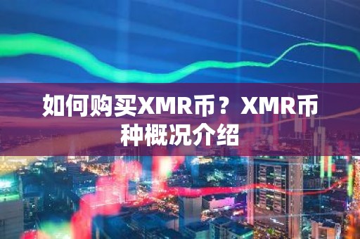 如何购买XMR币？XMR币种概况介绍