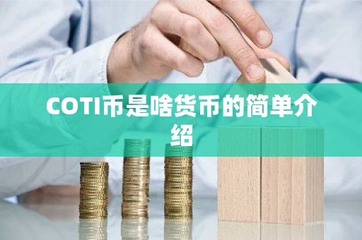 COTI币是啥货币的简单介绍