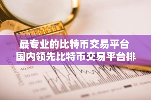 最专业的比特币交易平台 国内领先比特币交易平台排行