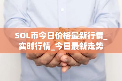 SOL币今日价格最新行情_实时行情_今日最新走势