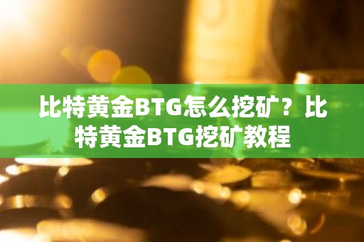 比特黄金BTG怎么挖矿？比特黄金BTG挖矿教程