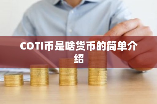 COTI币是啥货币的简单介绍