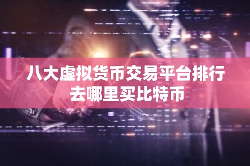 八大虚拟货币交易平台排行 去哪里买比特币