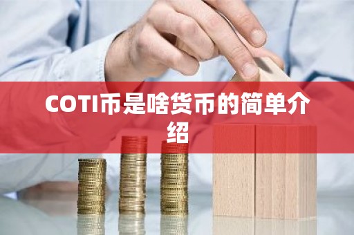 COTI币是啥货币的简单介绍